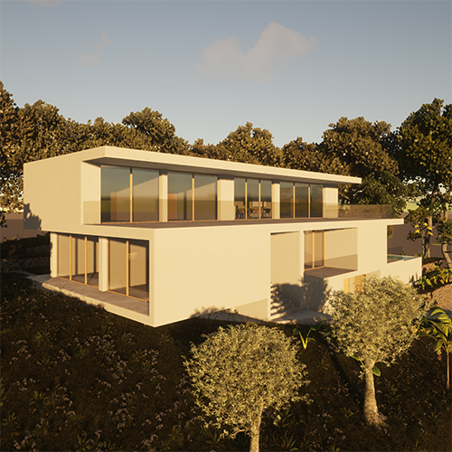 Villa GO - plan 3D - 2